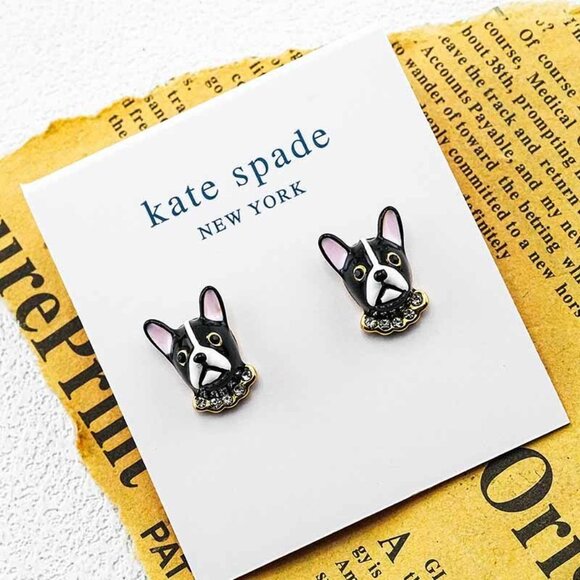 Kate Spade Dog Stud Earrings - Picture 3 of 5